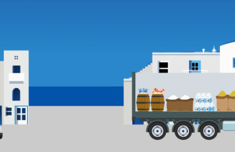 Mediterranean Freight Truck 